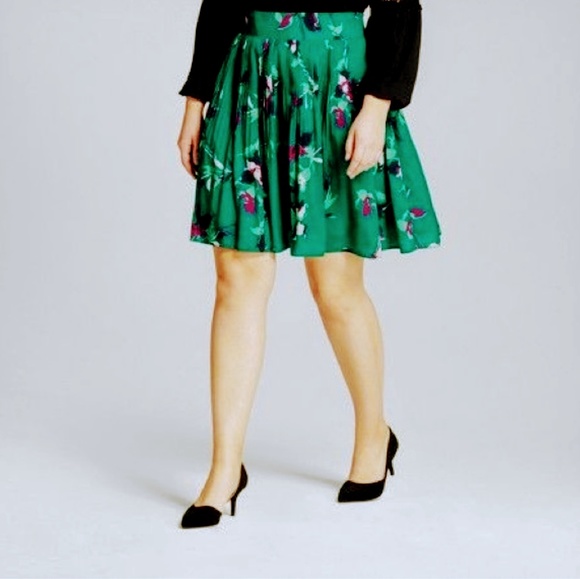 Merona Dresses & Skirts - Merona | Target | Green Floral Skirt | S